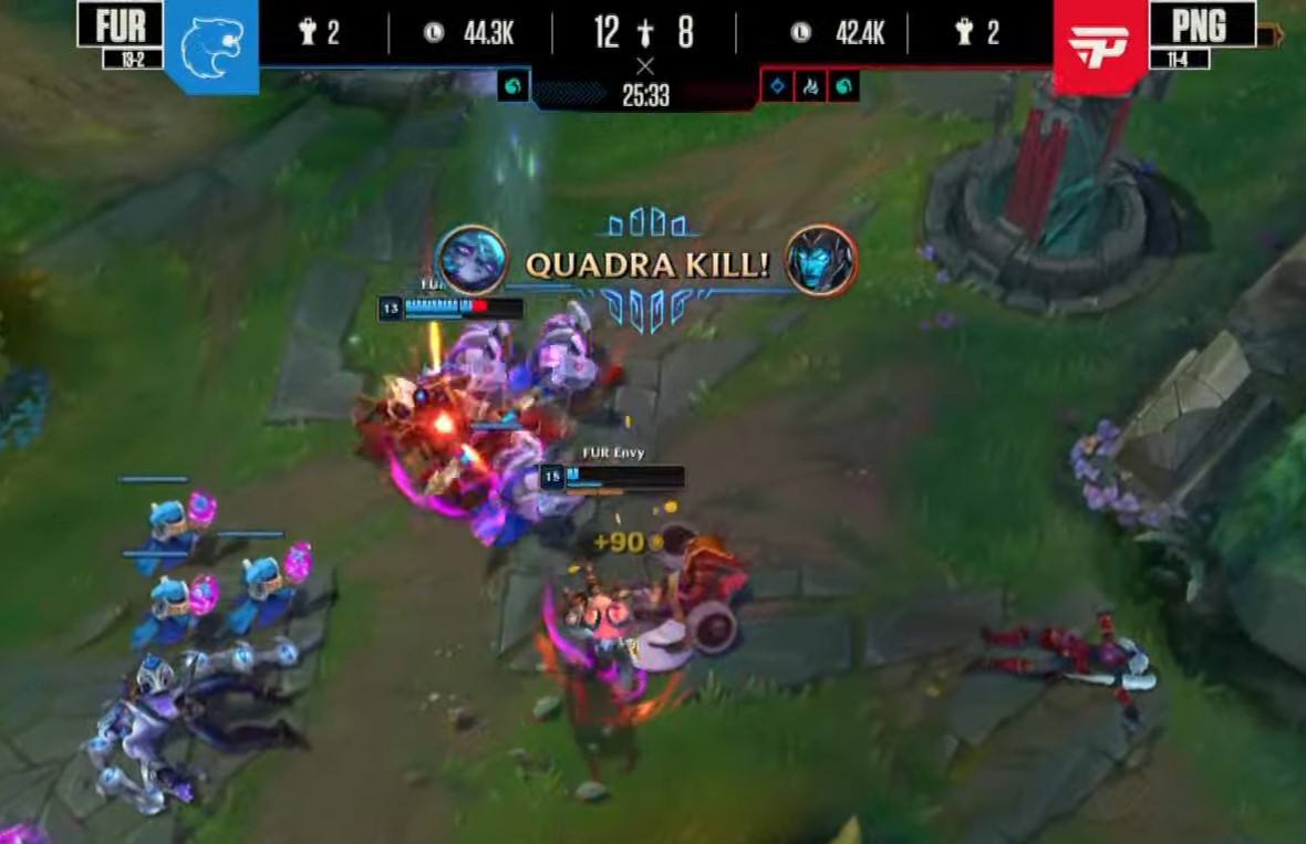 CBLOL 2022: Envy realiza Quadrakill 1v4 contra a paiN; veja a jogada