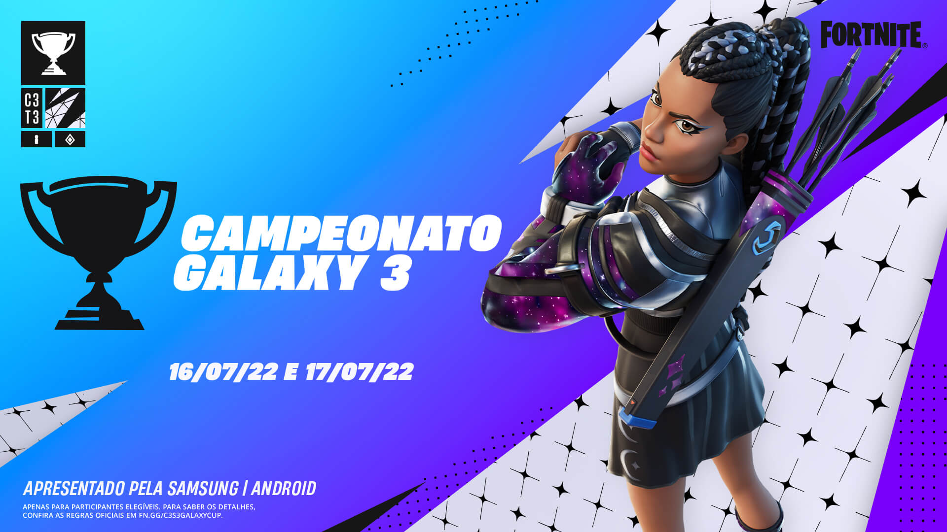 Fortnite: Campeonato Galaxy acontecerá este mês exclusivamente para jogadores do Android