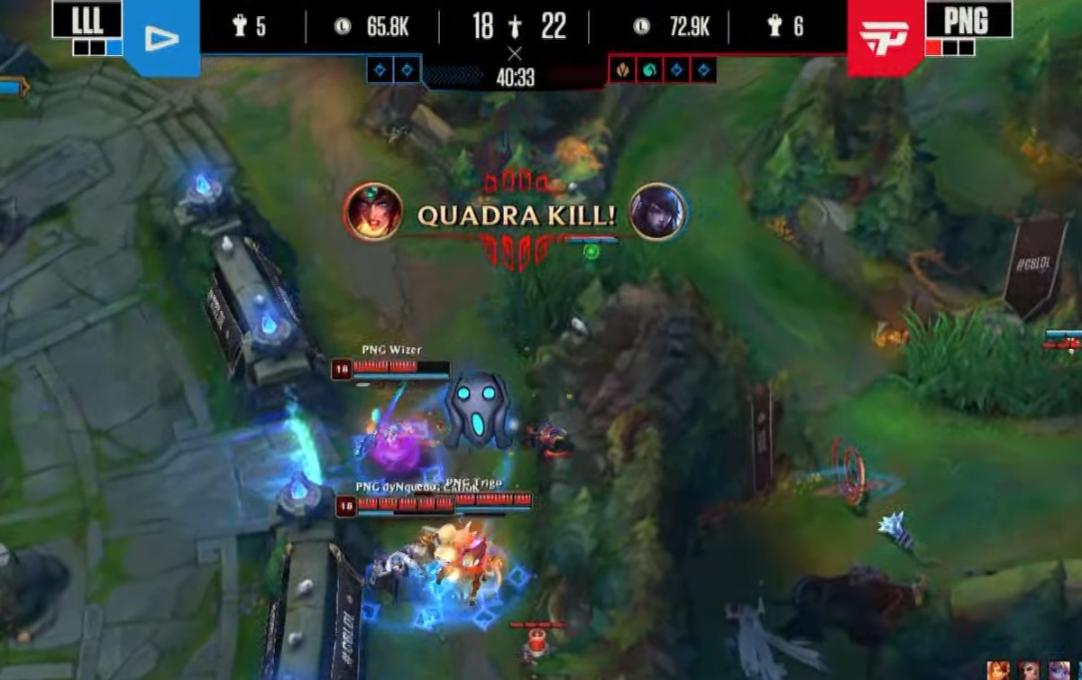 CBLOL 2022: Trigo garante Quadrakill contra a LOUD