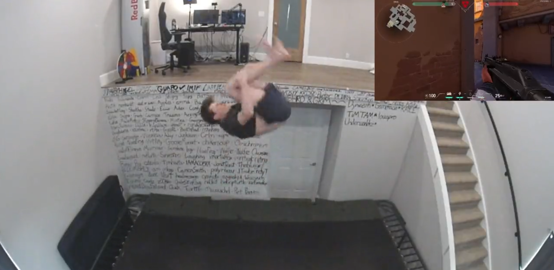 VALORANT: Streamer dá mortal duplo antes de vencer X1; veja o vídeo