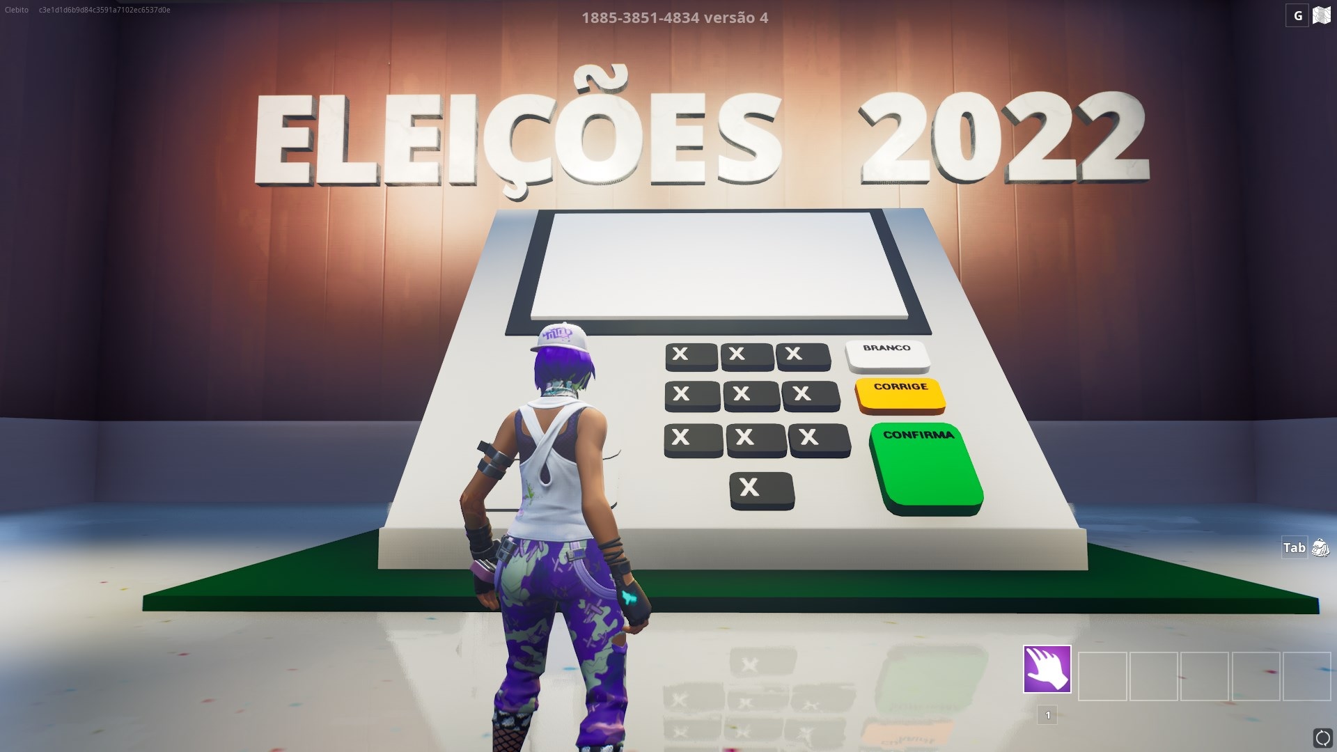 Fortnite: Mapa no Modo Criativo educa jogadores sobre eleições brasileiras