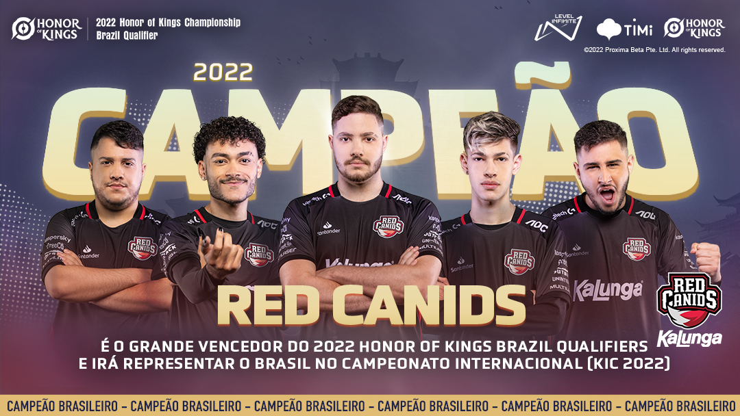 Honor of Kings: RED Canids vence 1º campeonato brasileiro da modalidade