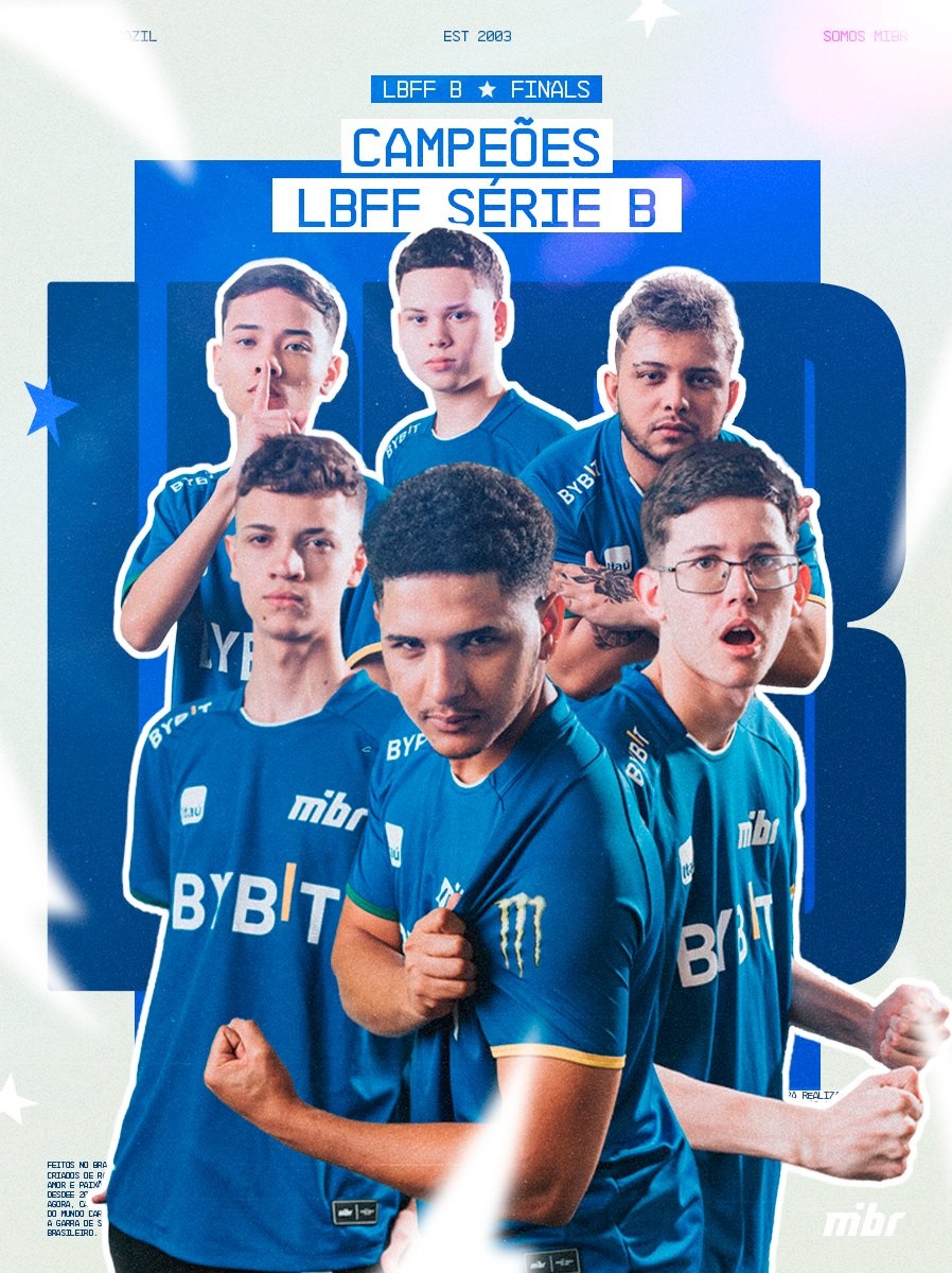 Free Fire: MIBR é campeão da Série B da LBFF 8