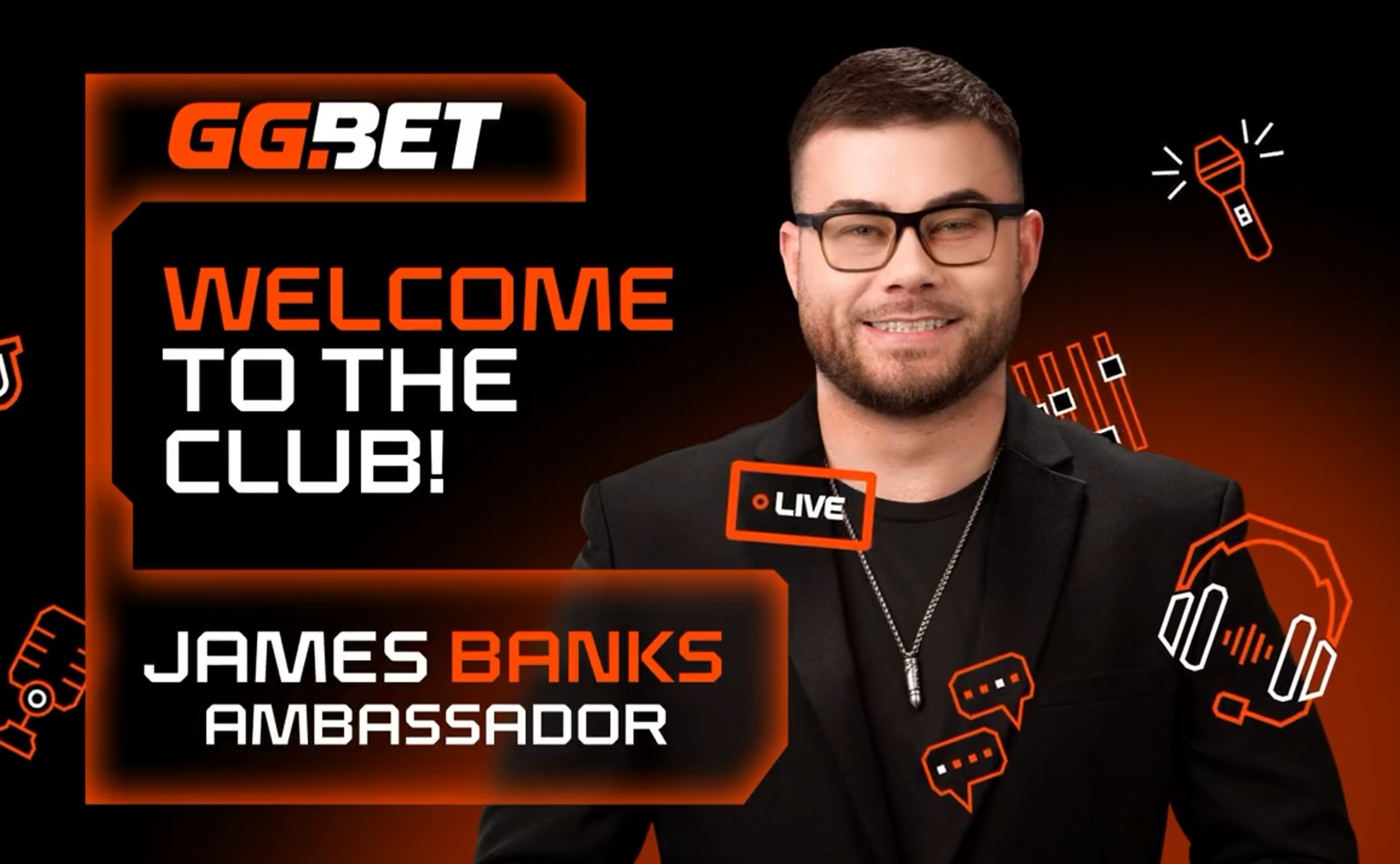 CS:GO: James Banks é o novo embaixador da GG.BET