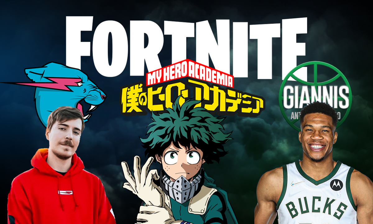 Fortnite: Próximas parcerias incluem My Hero Academia e MrBeast