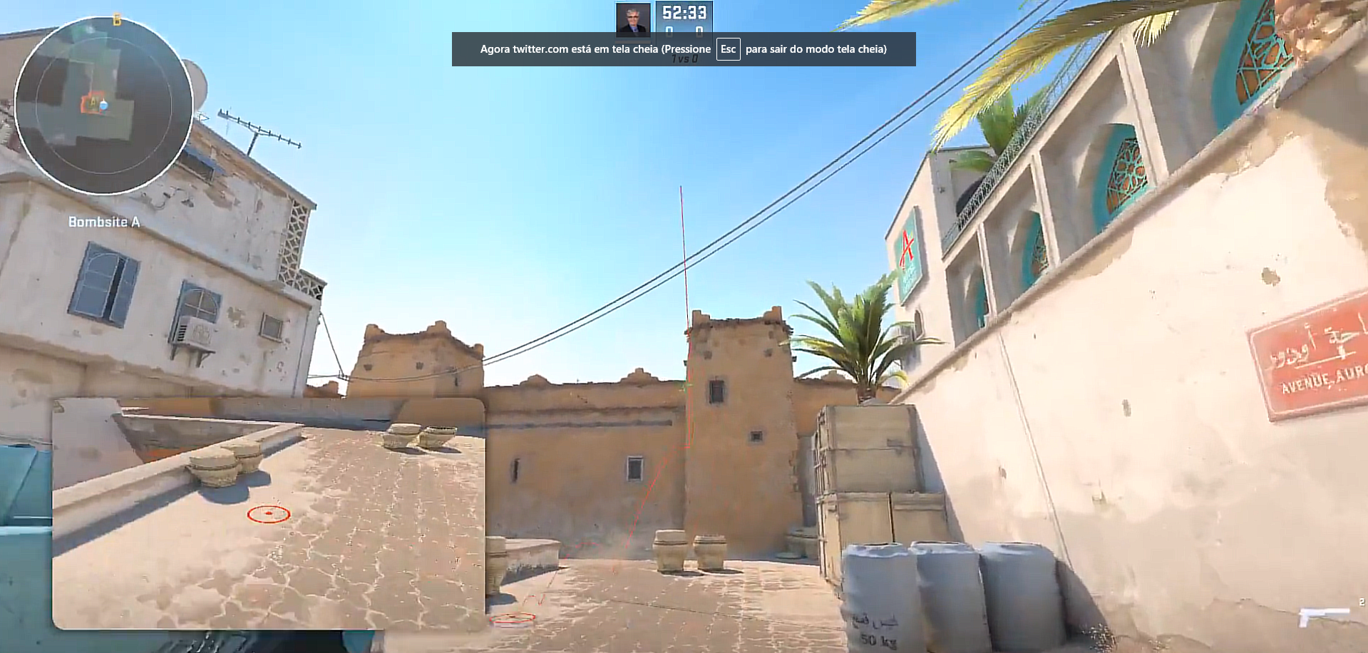 CS 2 mostrará trajetória das granadas com aterrissagem em tela paralela