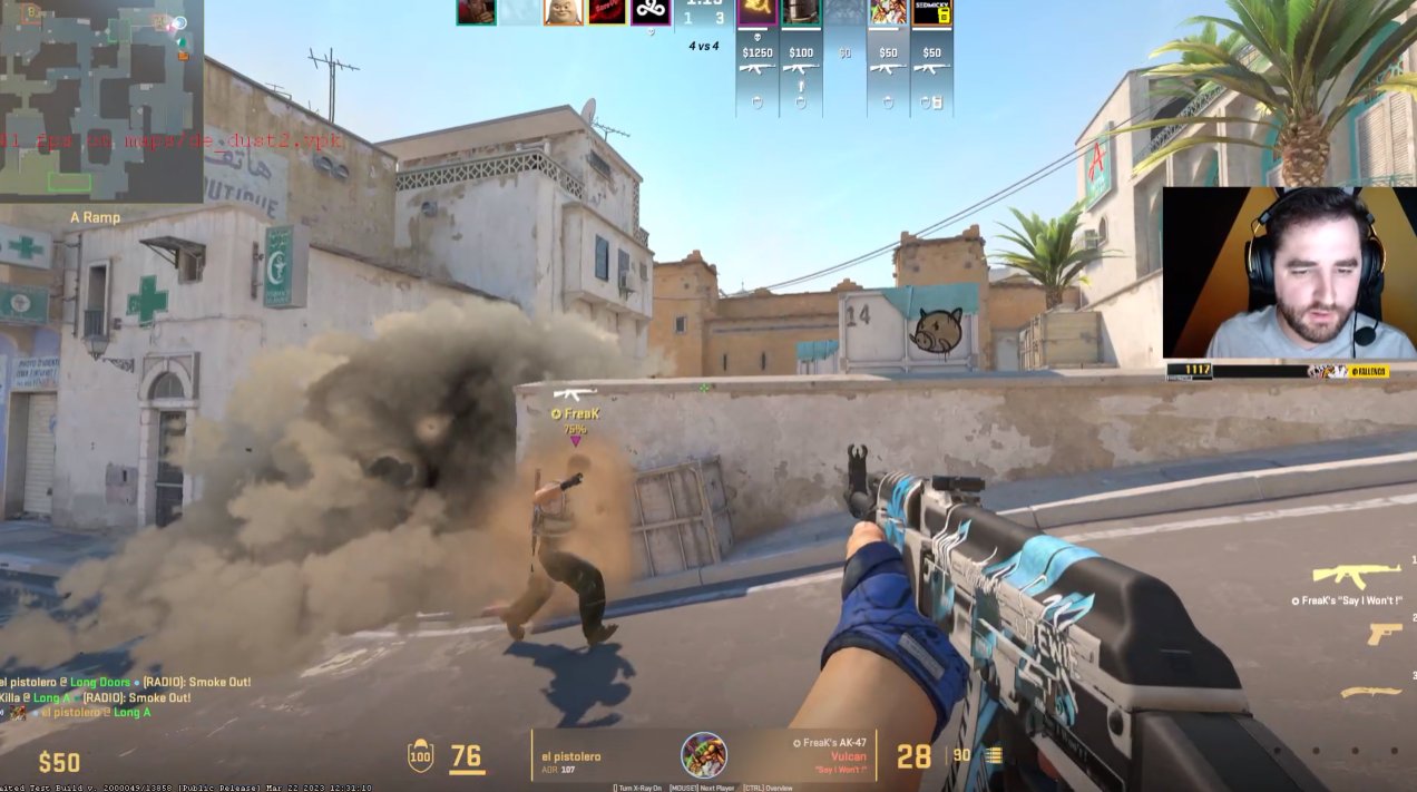 CS 2: FalleN e zakk comentam novo combo de HE e Smoke