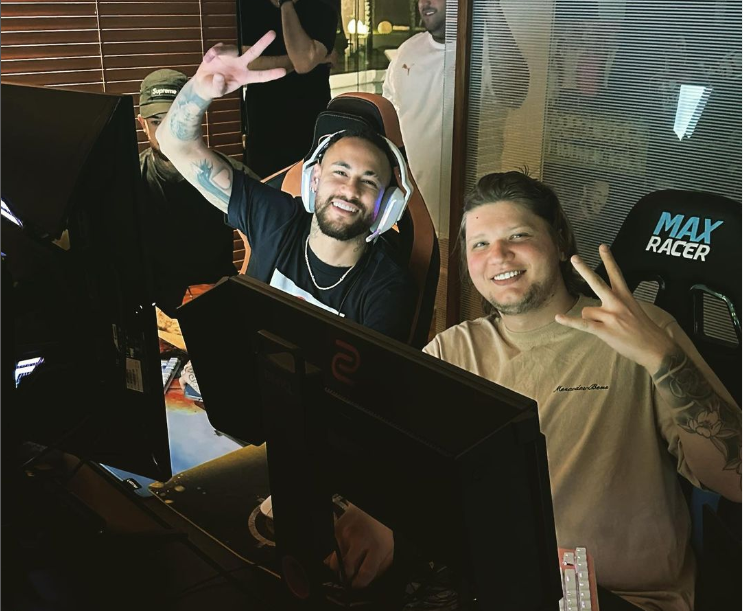 IEM Rio 2023: Neymar e s1mple jogam CS:GO juntos