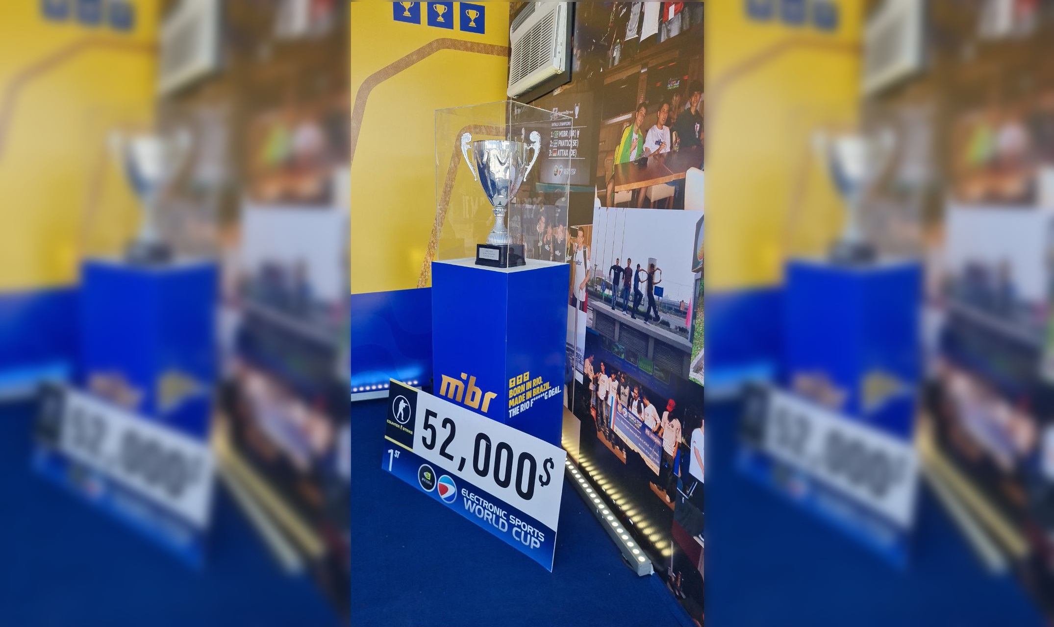 IEM Rio 2023: MIBR exibe troféu da ESWC 2006