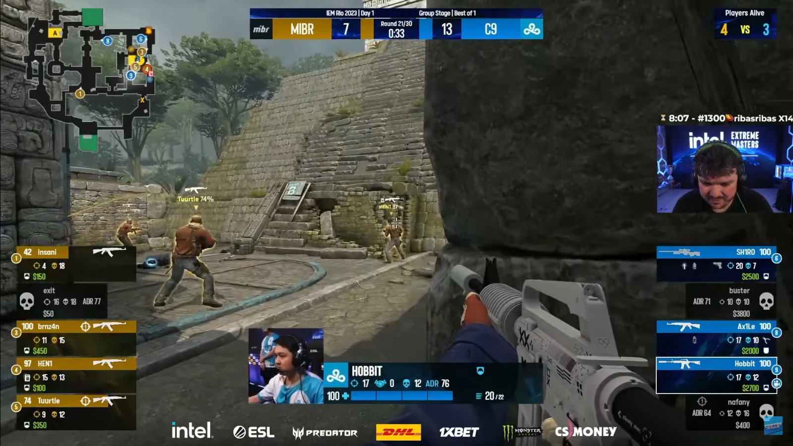 IEM Rio 2023: Gaules se revolta com erro do MIBR