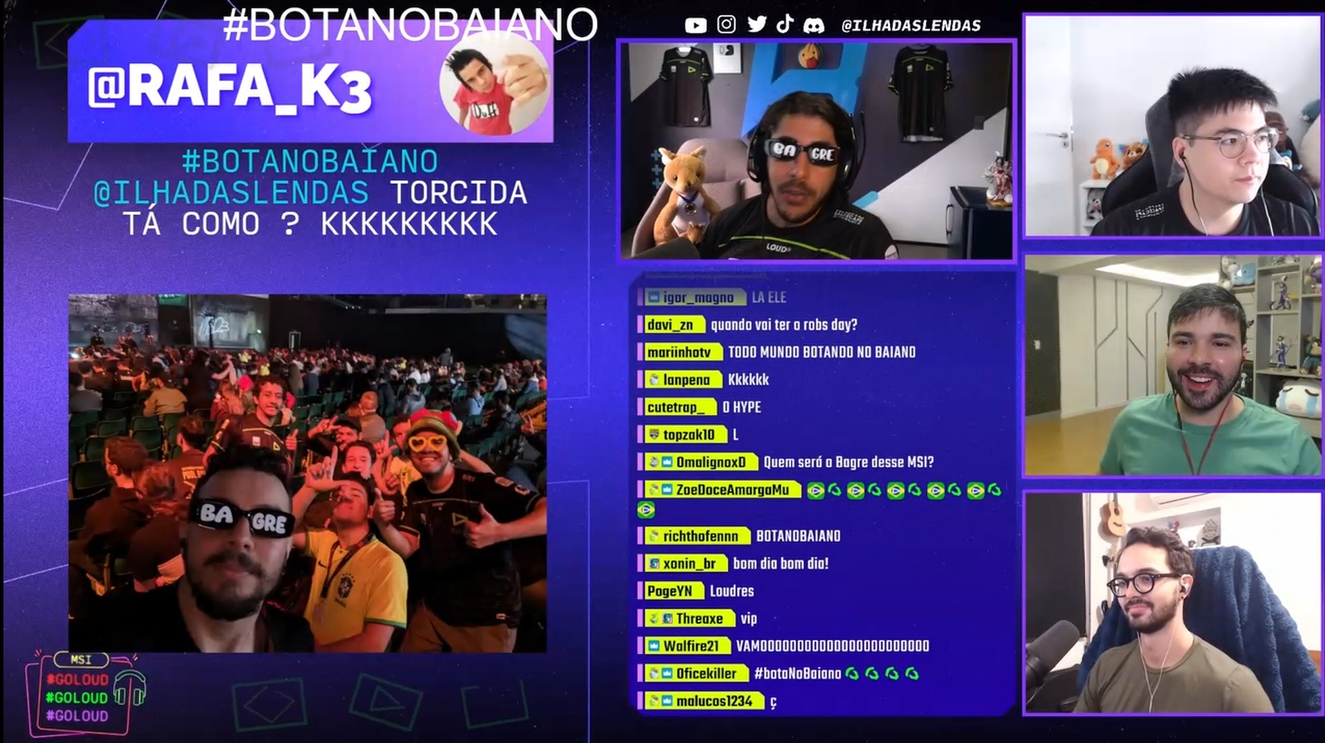 MSI 2023: Com pico de 124 mil pessoas, Baiano ultrapassa a stream global