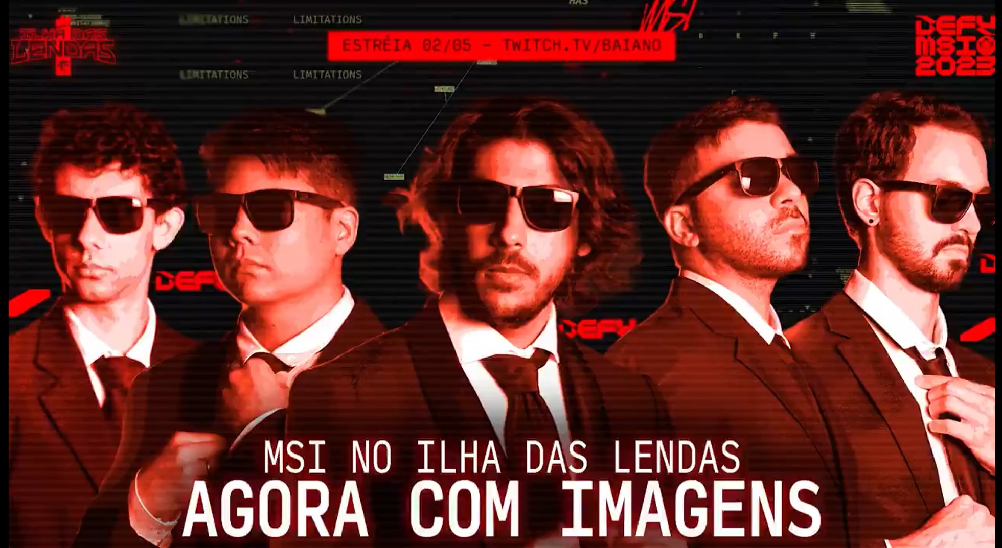 MSI 2023: Baiano fará streams com imagens junto ao Ilha das Lendas