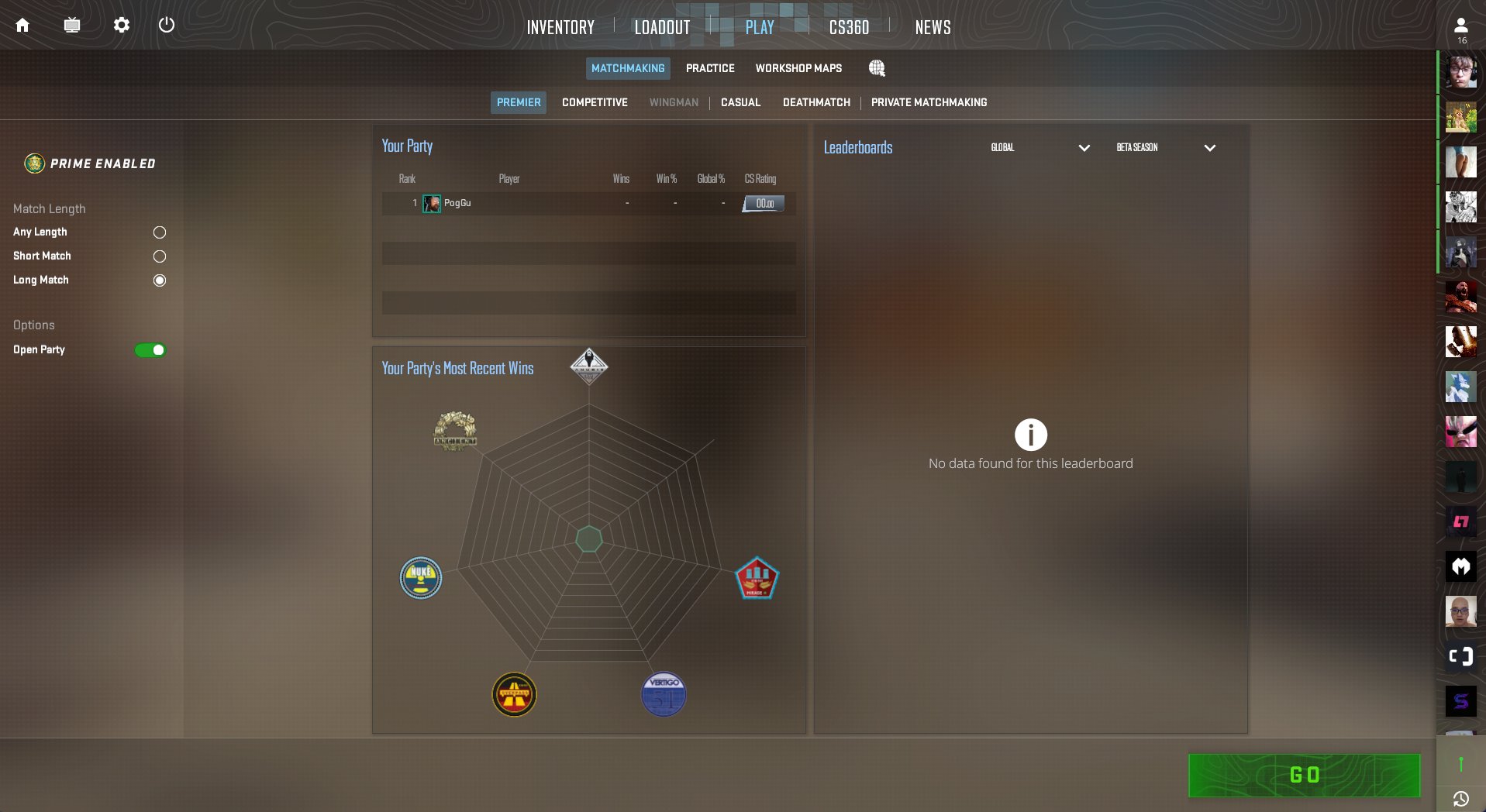 CS 2: Arquivos indicam inclusão de seasons na ranqueada