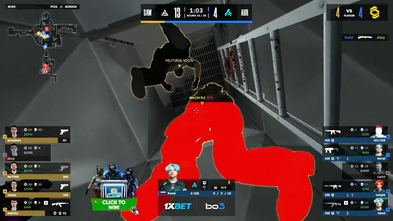 CS:GO: Jogador elimina três adversários seguidos na faca em torneio