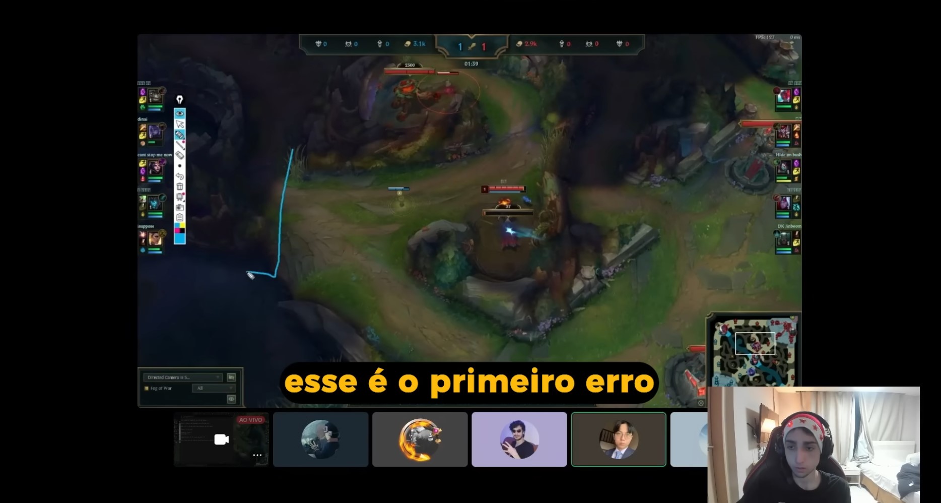 LoL: SeeEl dá coach para Jean Mago após vitória em jogo contra Faker