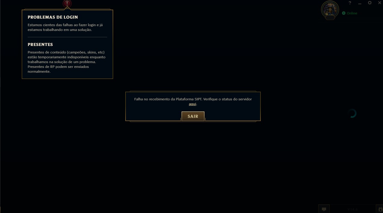 LoL: Servidores estão fora do ar, Riot confirma estar buscando solução