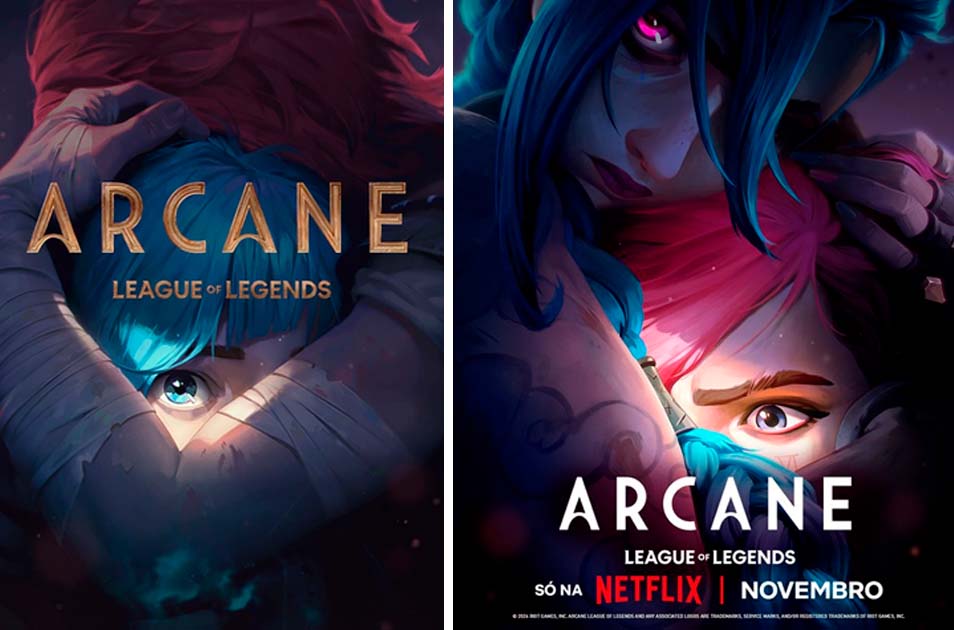 Arcane: Você não percebeu essa referência nos olhos da Jinx e da Vi