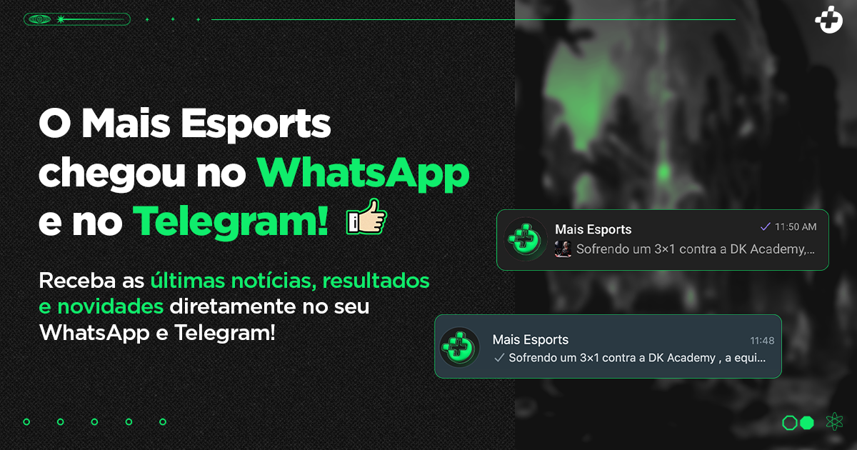 Acompanhe o Mais Esports nas redes sociais!