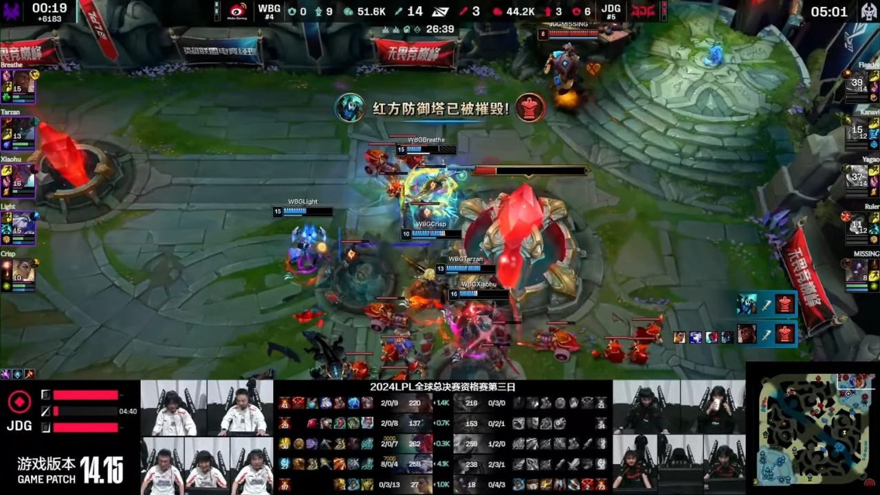 Worlds 2024: Weibo elimina JDG e fica com 4° vaga da LPL no mundial de LoL