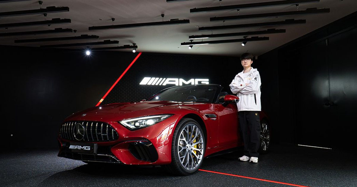 LoL: Faker recebe sua Mercedes personalizada, avaliada em mais de R$ 1,5 milhão