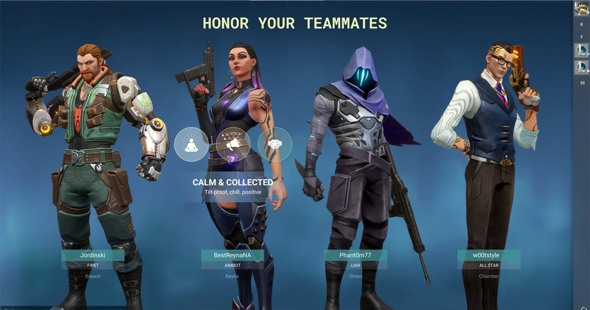 VALORANT: Comunidade sugere sistema de Honra para o FPS