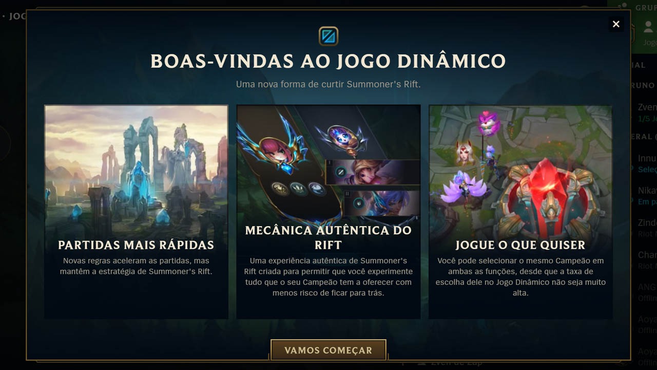 LoL: O que é o Modo Dinâmico e como ele funciona?