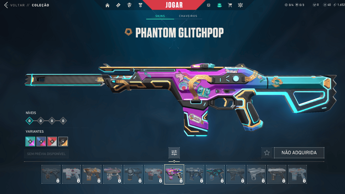 VALORANT: Quais são as melhores skins para a Phantom