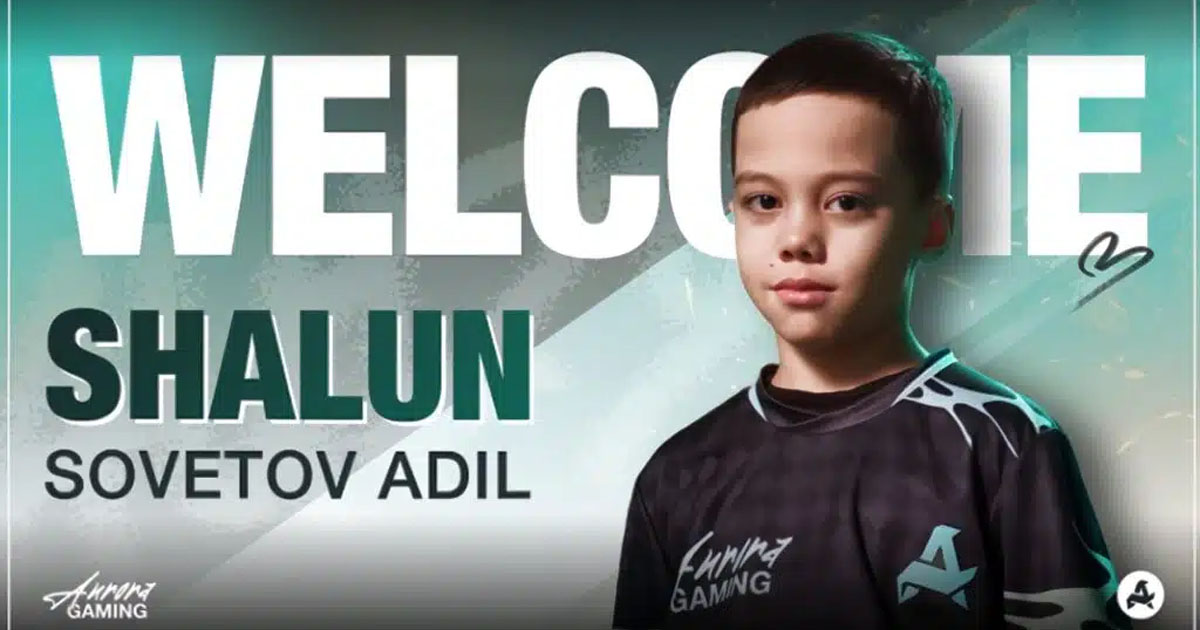 CS2: Aurora Gaming assina contrato com jogador de apenas 8 anos