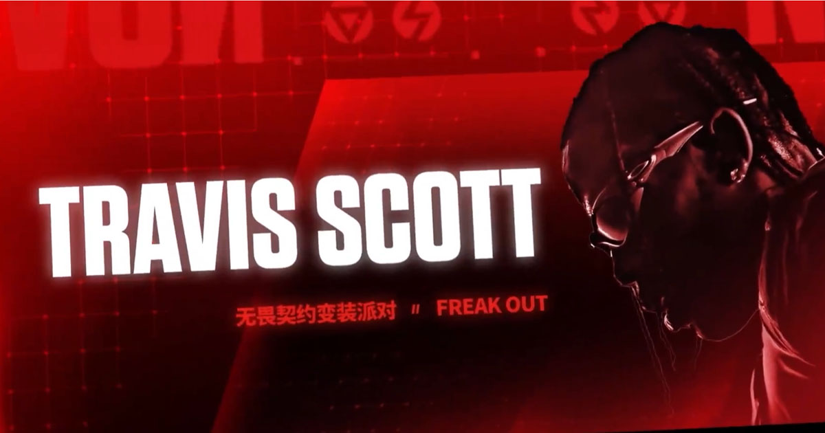 VALORANT: Travis Scott fará festa temática na China