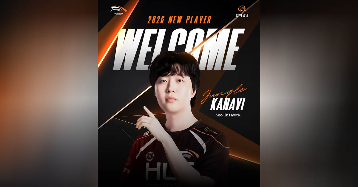 LCK 2026: Kanavi é oficializado na Hanwha Life