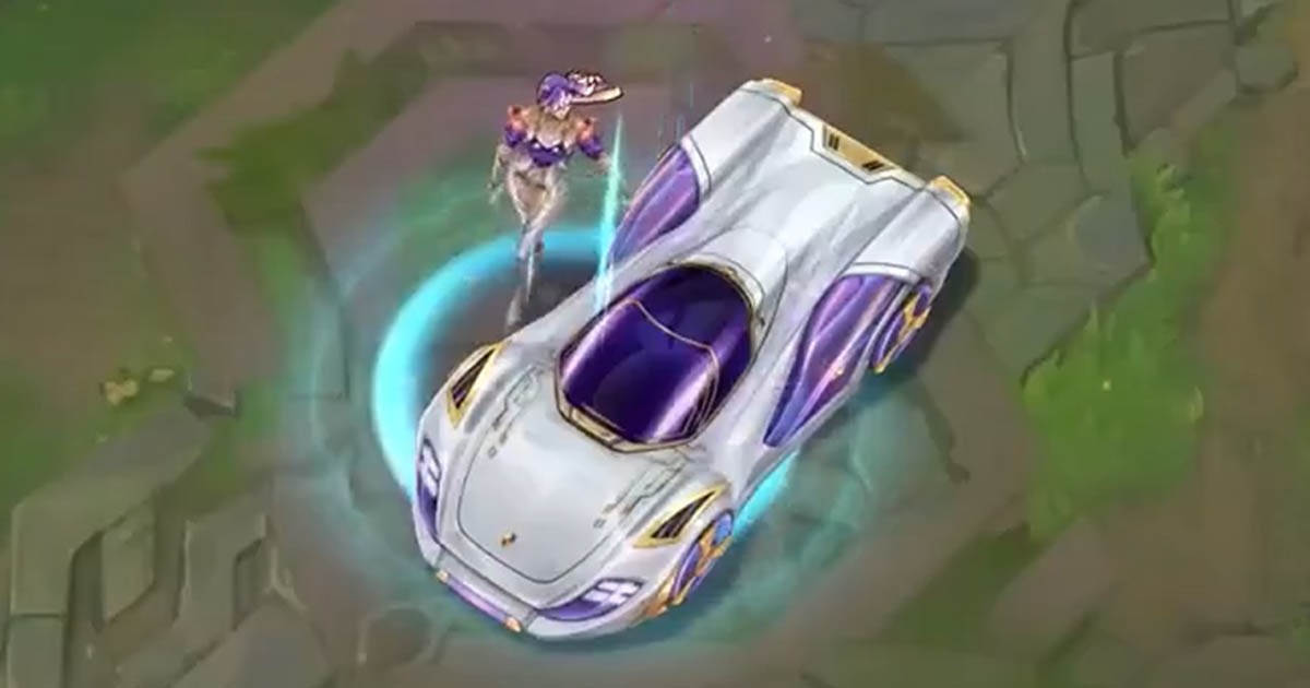 Wild Rift: Kai’Sa pilota Porsche em nova skin Neon Daredevil