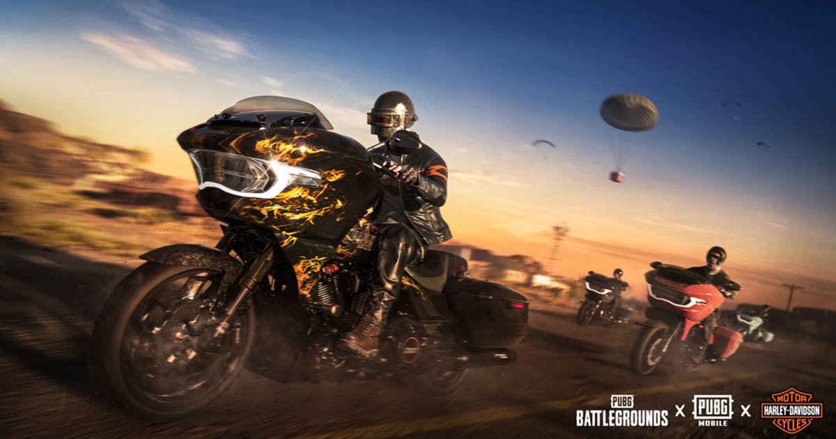 PUBG Mobile: Harley-Davidson terá skins em novo evento