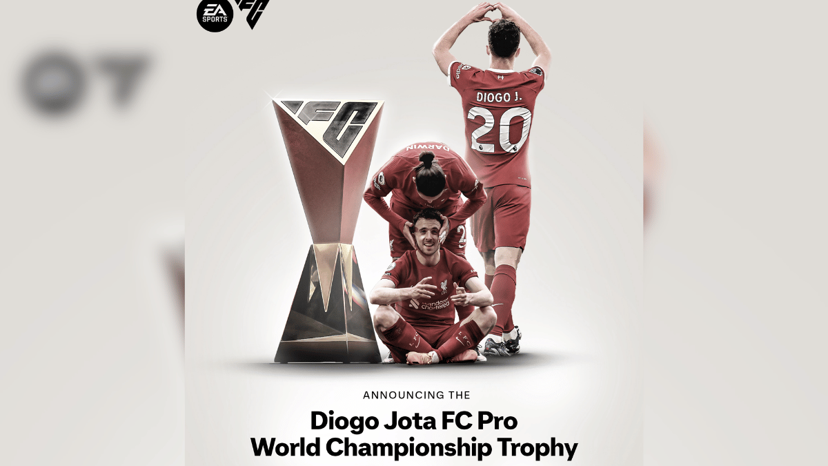 EA FC: Torneio mundial do jogo terá troféu em homenagem a Diogo Jota