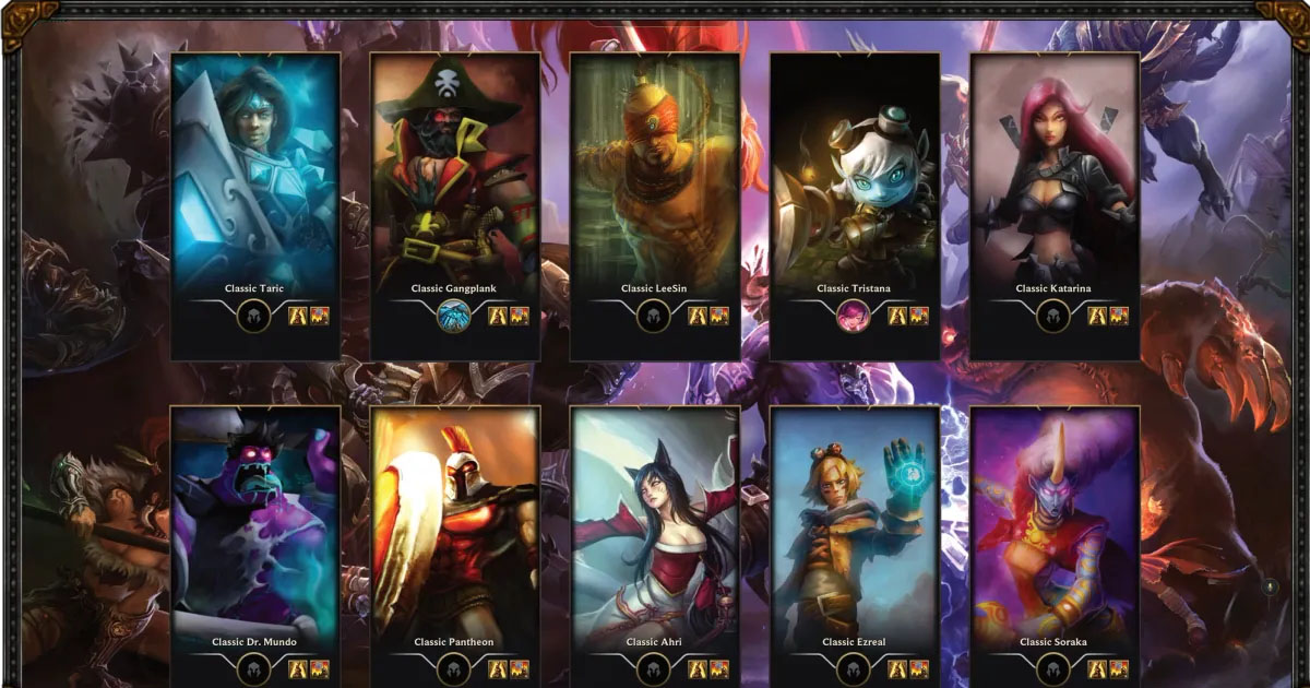 LoL: Quais campeões estão no LoL Classic? Veja a lista