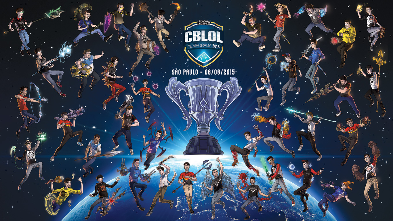 Confira o Papel de Parede com Jogadores do CBLOL