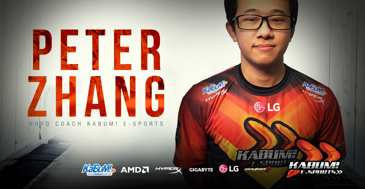 Chinês Peter Zhang será o Novo Coach da KaBuM