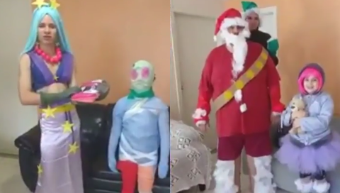 Pai e filho fazem sucesso com cospobre para divulgar stream