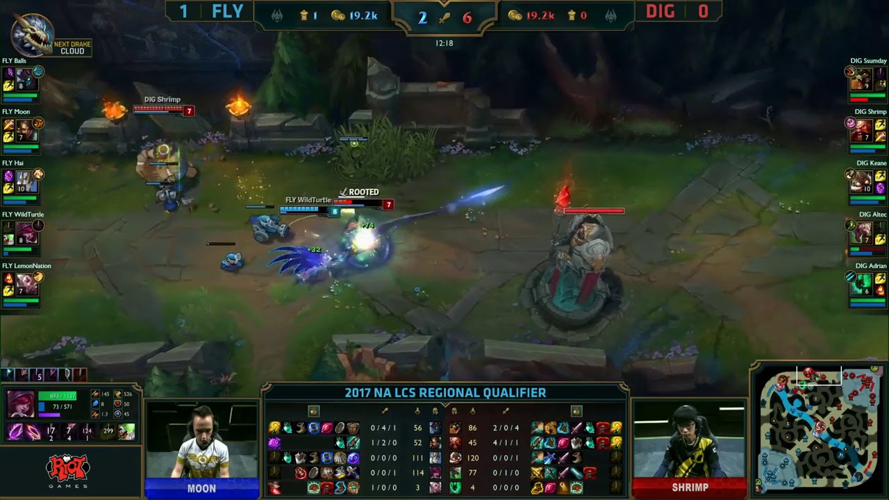 Jogada – No 1v2, Wildturtle faz bela jogada em Flyquest vs Dignitas