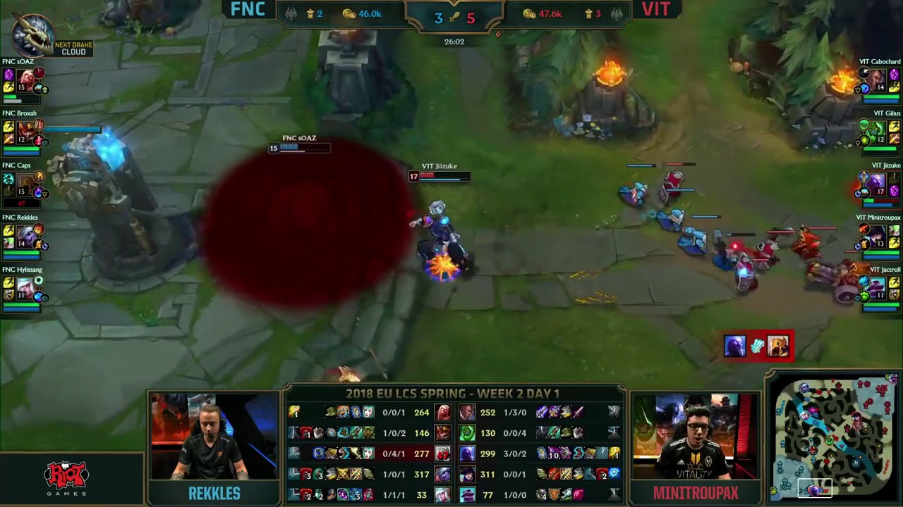 Jogada – Jiizuke realiza bela outplay e vence 1v2 contra a Fnatic