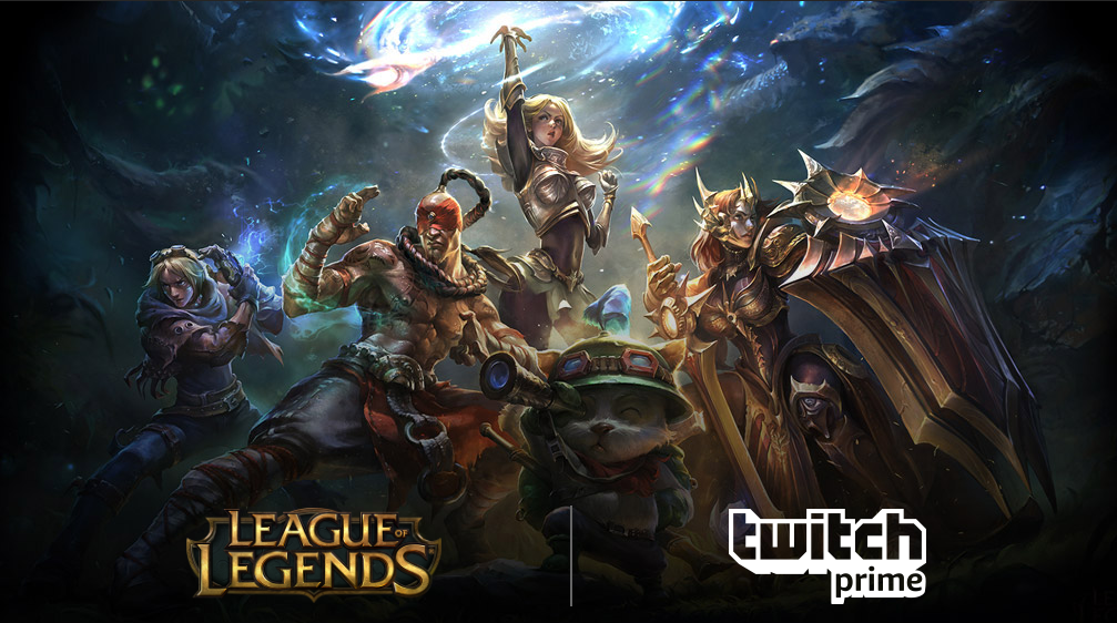 Twitch Prime dará recompensas para quem vincular a conta de LoL com a plataforma