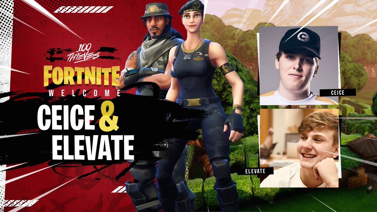 100Thieves contrata dupla de Fortnite