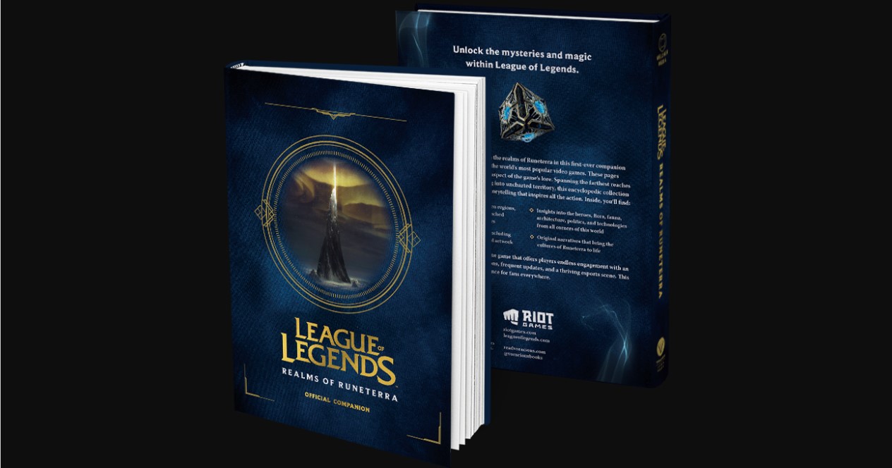 LoL: Riot lança “Realms of Runeterra”, seu primeiro livro colecionável