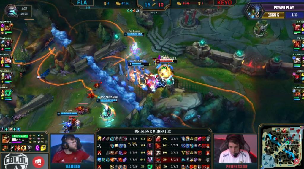 LoL: De Qiyana, Goku realiza interação de ultimate com Taliyah adversária