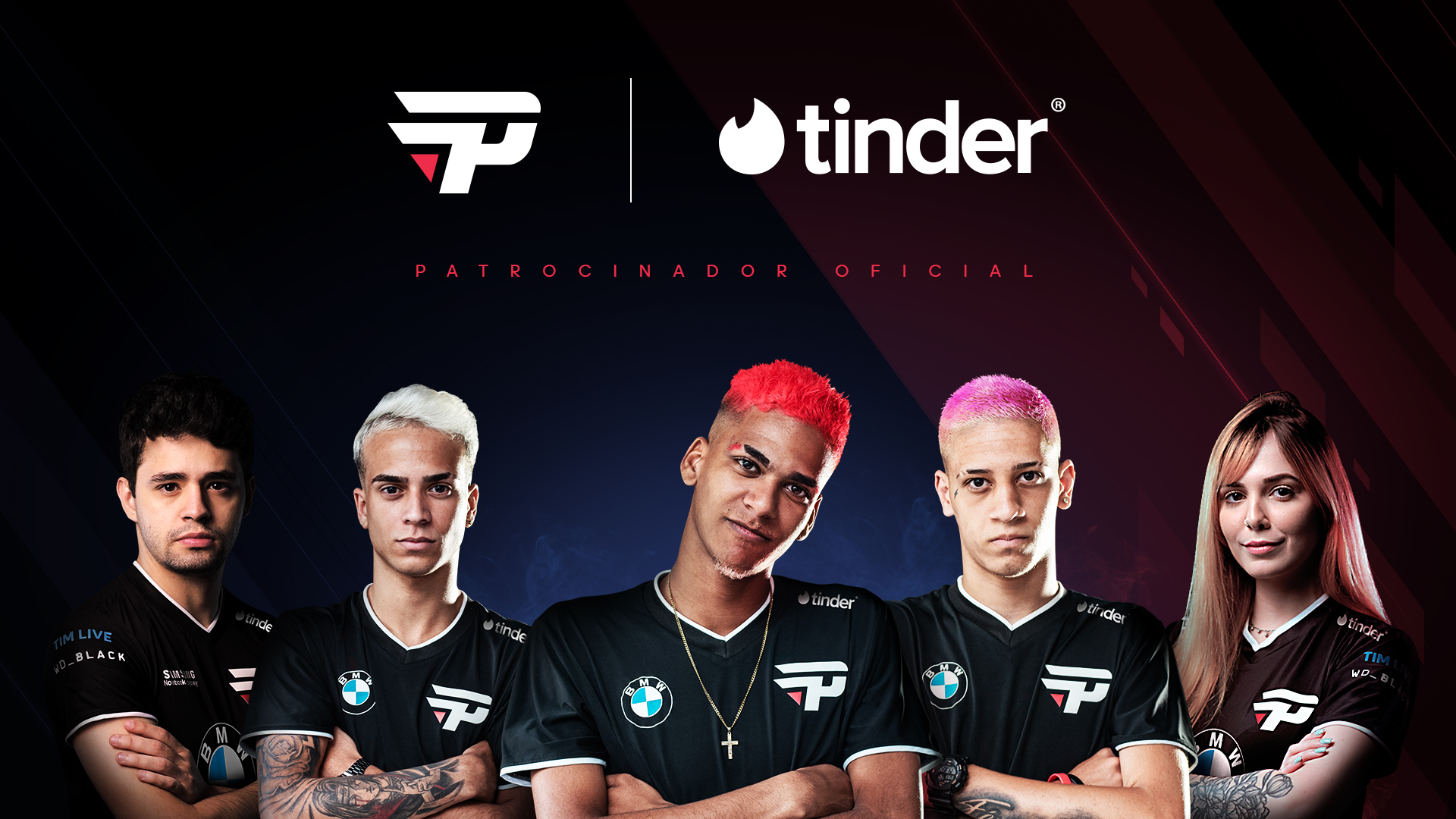 paiN Gaming fecha patrocínio com Tinder em Free Fire, CS:GO e mais
