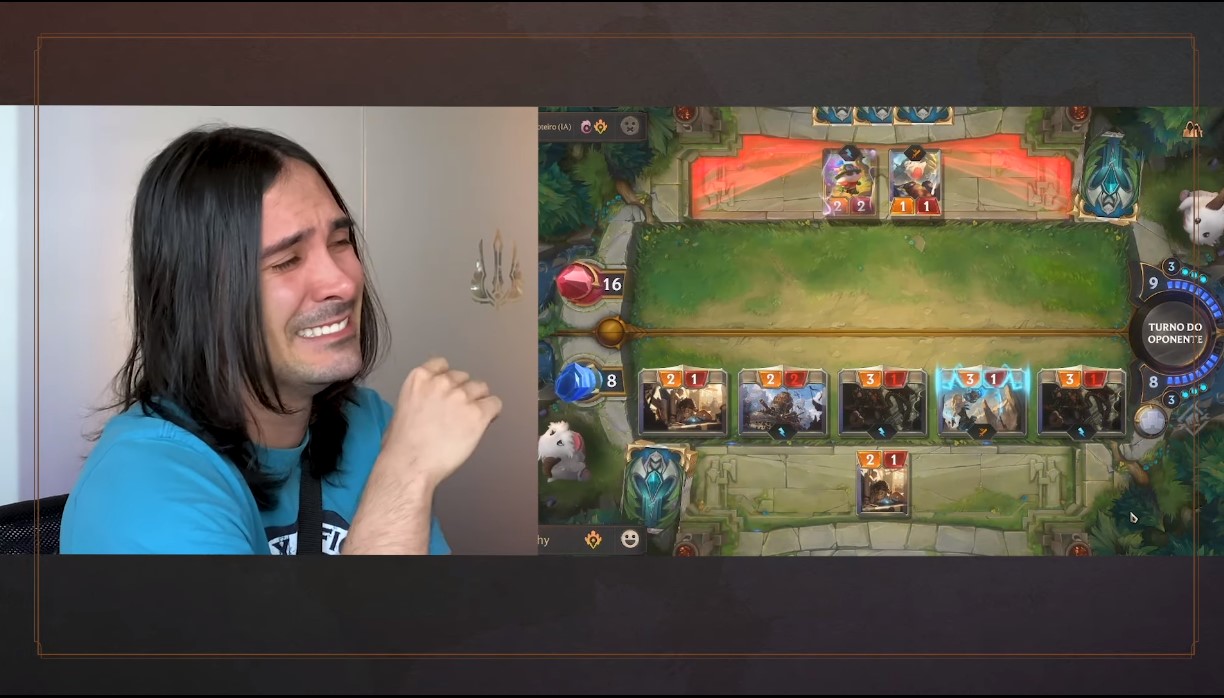 Runeterra: Henrytado se emociona ao ver sua dublagem no jogo pela 1° vez