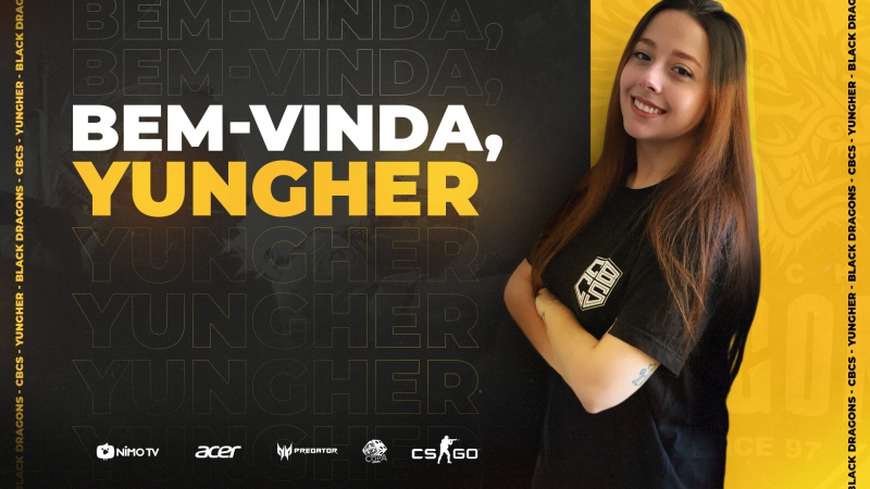 CS:GO: Black Dragons anuncia a contratação de yungherr para disputa do CBCS