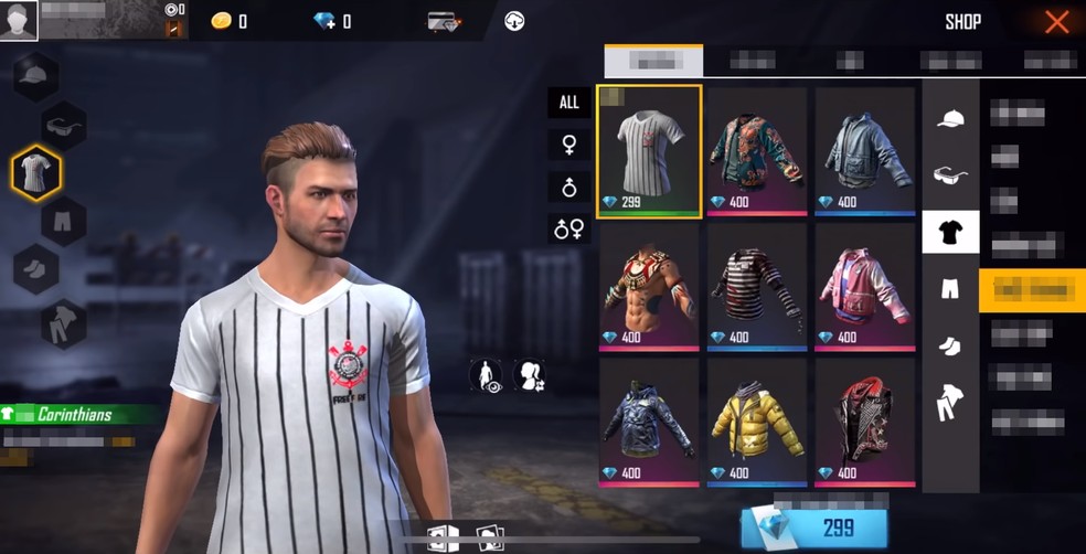 Free Fire: Camisa do Corinthians chegará ao servidor brasileiro