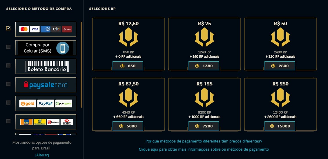 LoL: Riot dará bônus em dobro nas compras de RP temporariamente