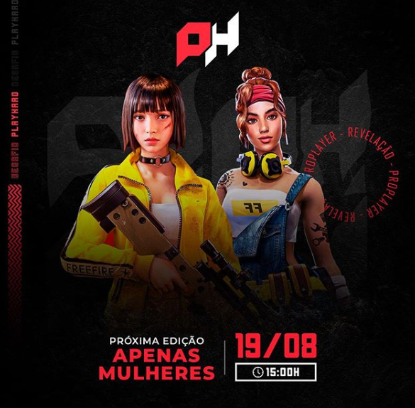 Free Fire: Desafio PlayHard é anunciado e será exclusivamente para participantes mulheres