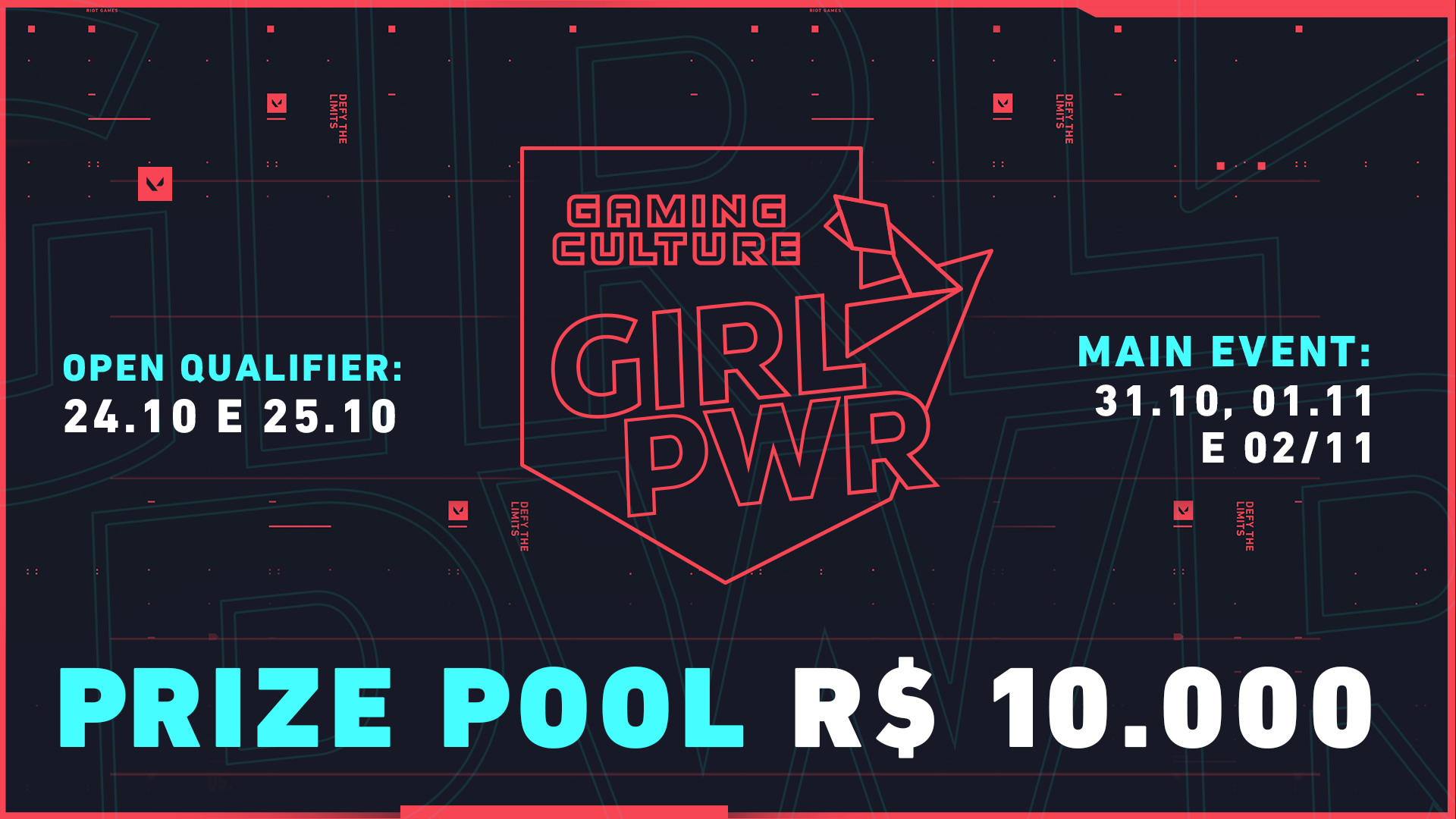 Valorant: Torneio feminino Girl Pwr terá R$ 10 mil em premiação